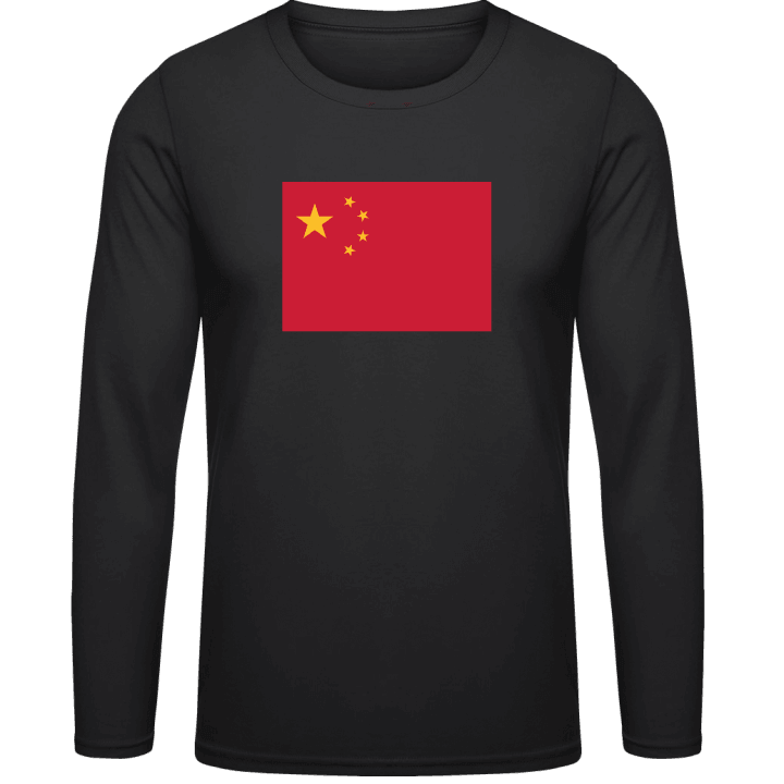 China Flag Shirt met lange mouwen contain pic