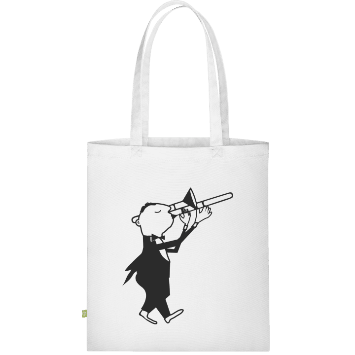 Trombonist Illustration Stofftasche contain pic