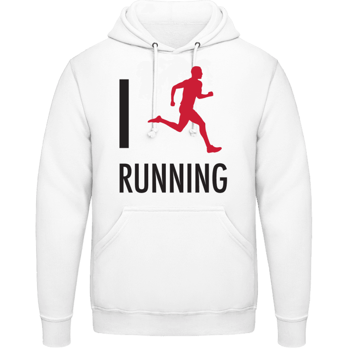 I Love Running Hoodie contain pic