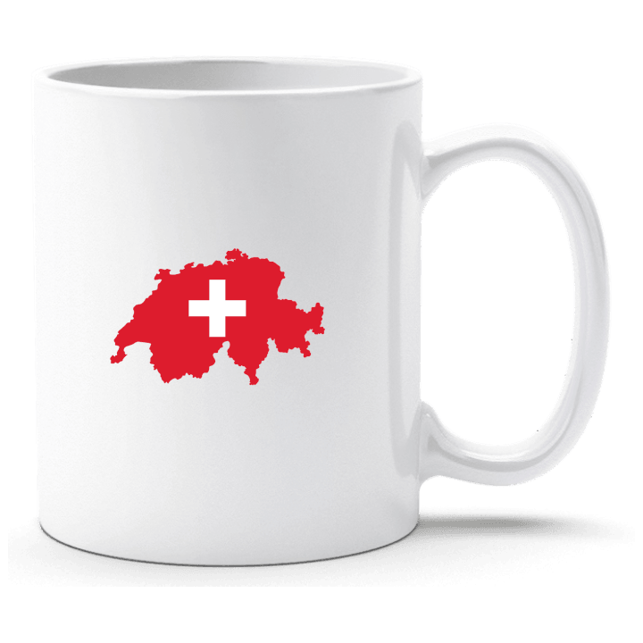 Schweiz Karte und Kreuz Tasse 0 image