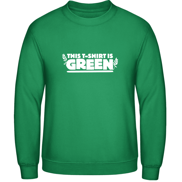 Green T-Shirt Sweatshirt 0 image