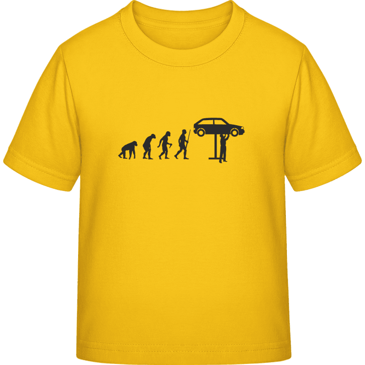 Car Mechanic Evolution T-shirt för barn contain pic