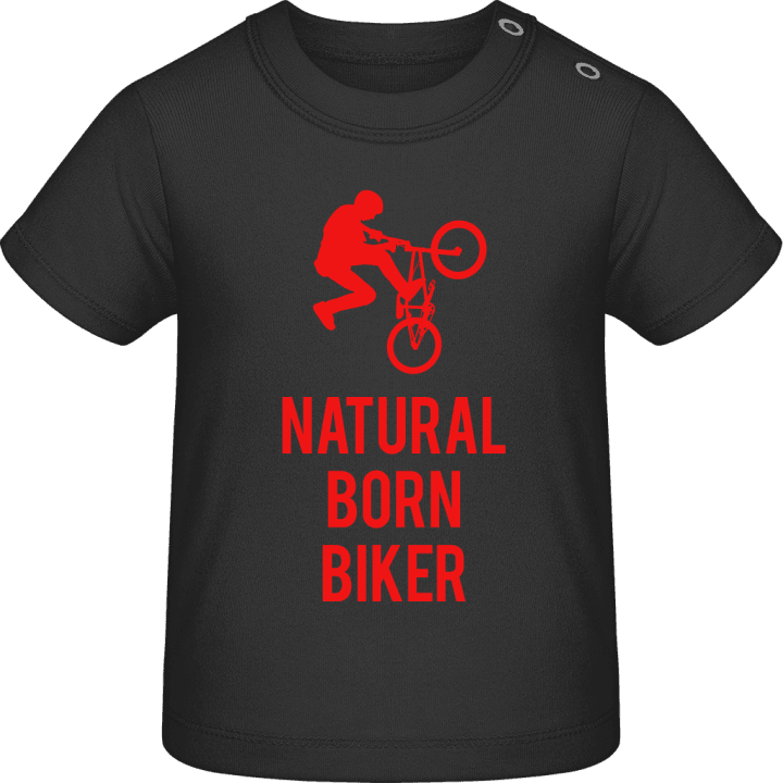 Natural Born Biker Baby T-skjorte contain pic