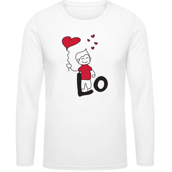 Love Comic Male Part Shirt met lange mouwen contain pic