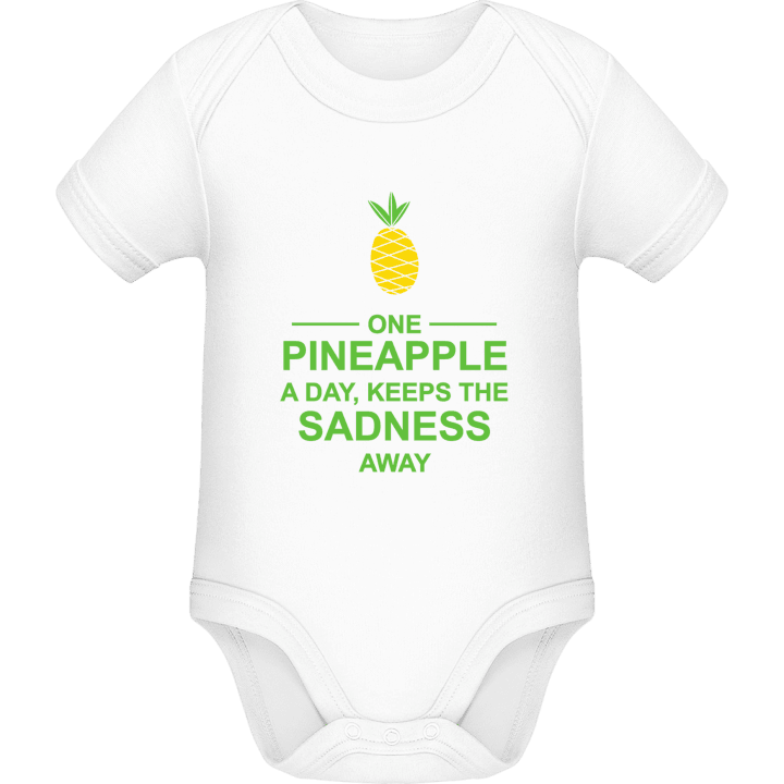 One Pineapple A Day No Sadness  Pelele Bebé contain pic