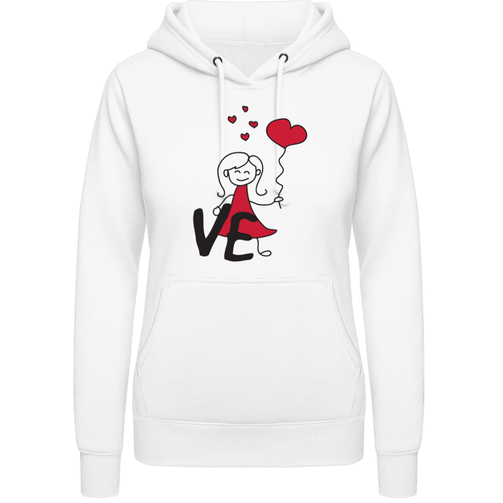 Love Female Part Vrouwen Hoodie contain pic