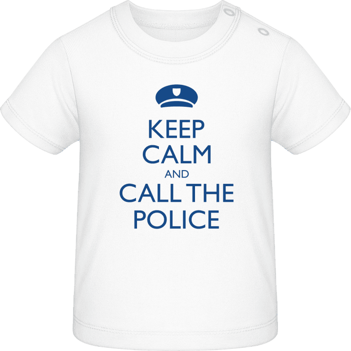 Keep Calm And Call The Police Camiseta de bebé contain pic
