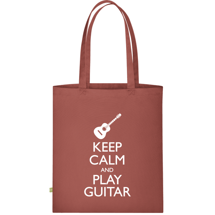 Keep Calm And Play Guitar Stoffen tas contain pic