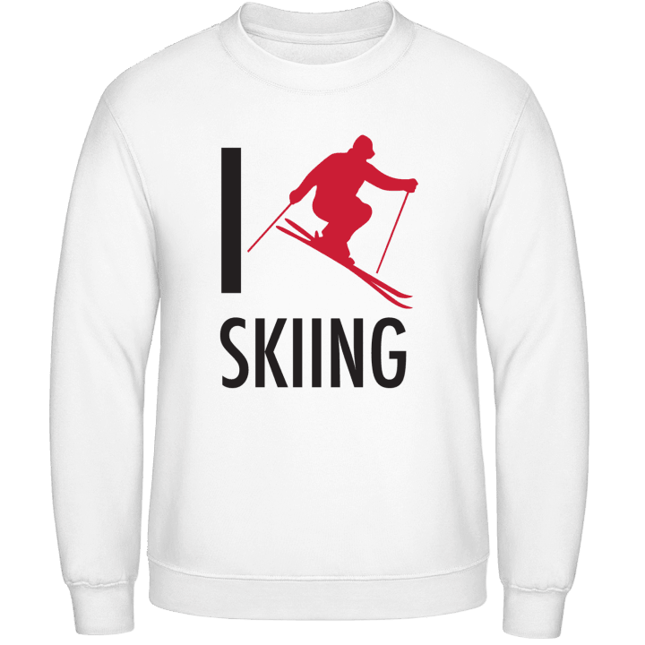 I Love Skiing Sweatshirt 0 image