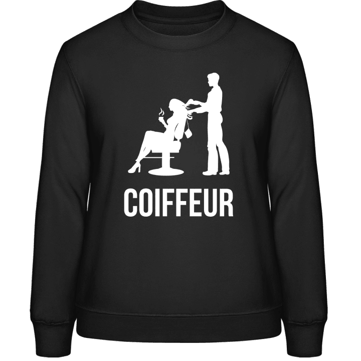 Coiffeur Silhouette Frauen Sweatshirt contain pic