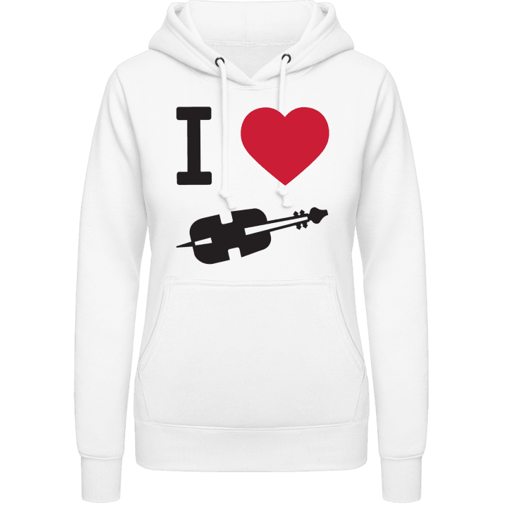 I Heart Cello Vrouwen Hoodie contain pic