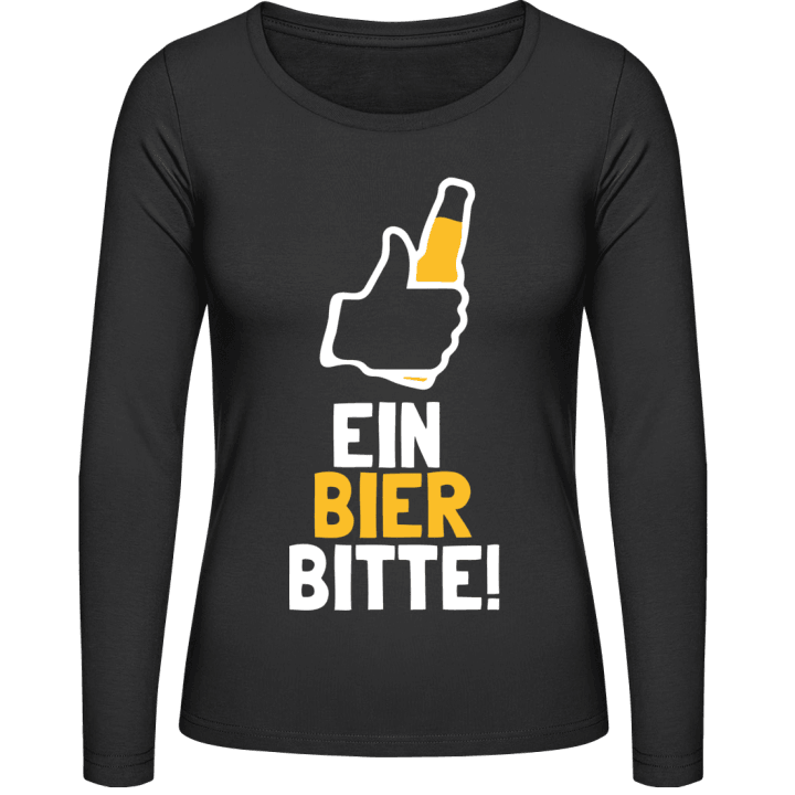 Ein Bier bitte Frauen Langarmshirt contain pic