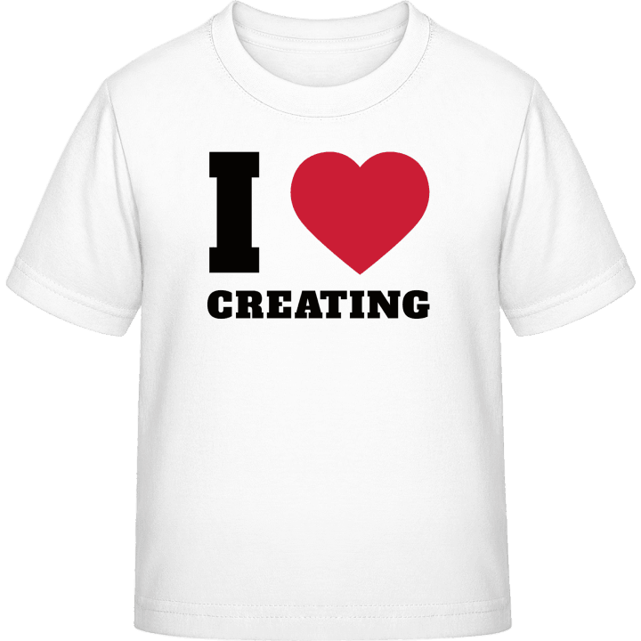 I Love Creating Kinderen T-shirt contain pic
