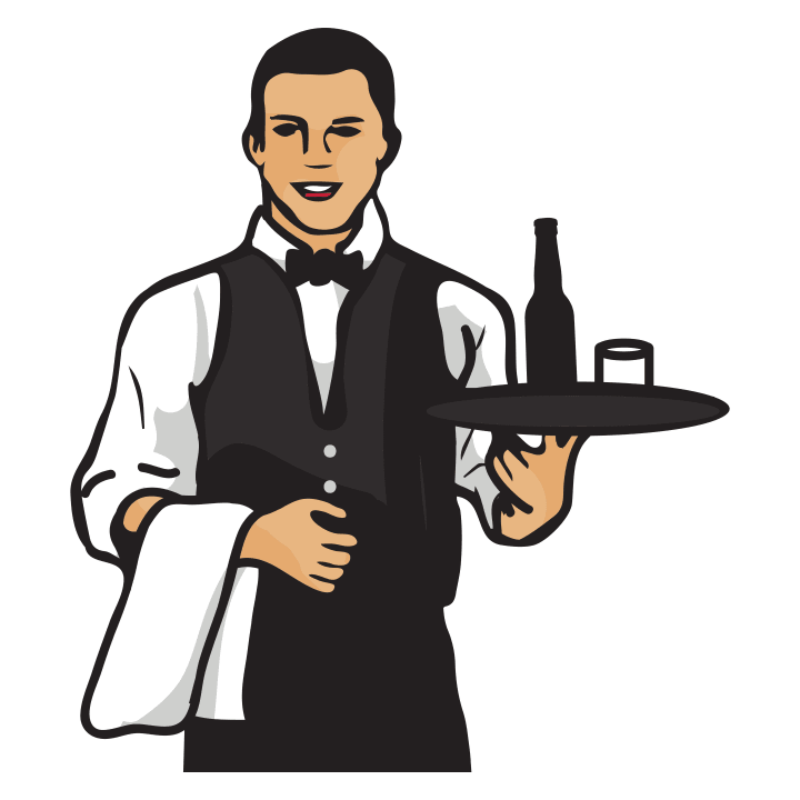 Waiter Design Long Sleeve Shirt 0 image