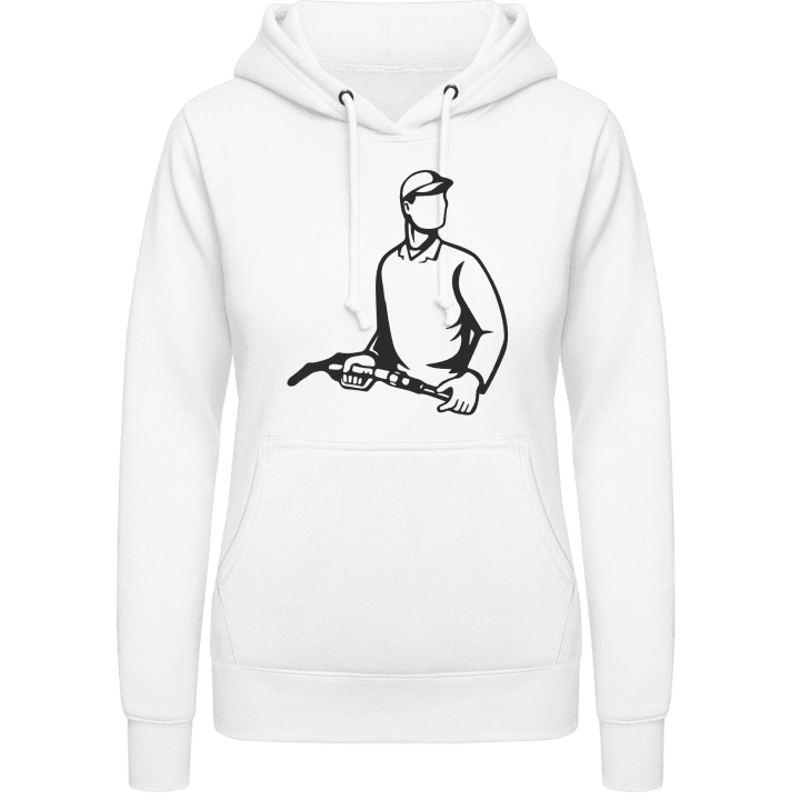 Gas Station Attendant Icon Design Vrouwen Hoodie 0 image