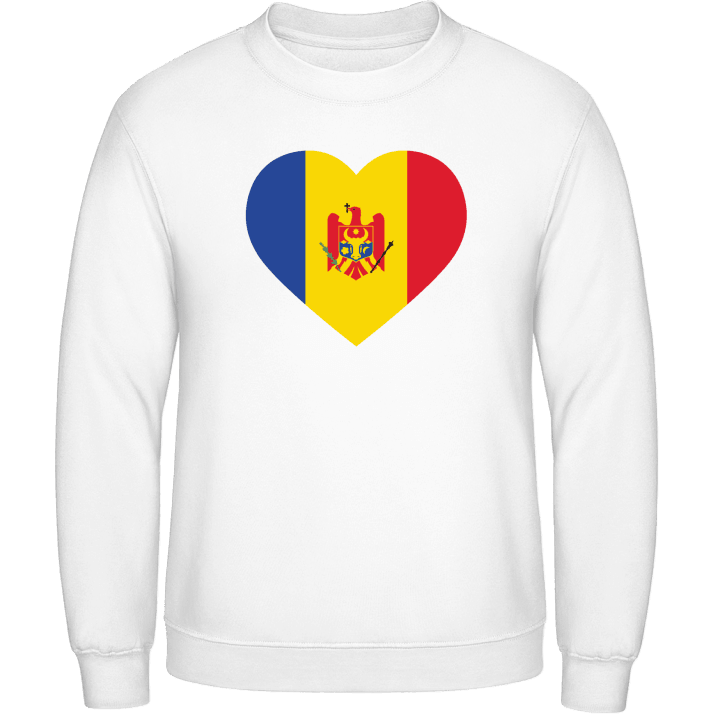 Moldova Heart Flag Tröja contain pic