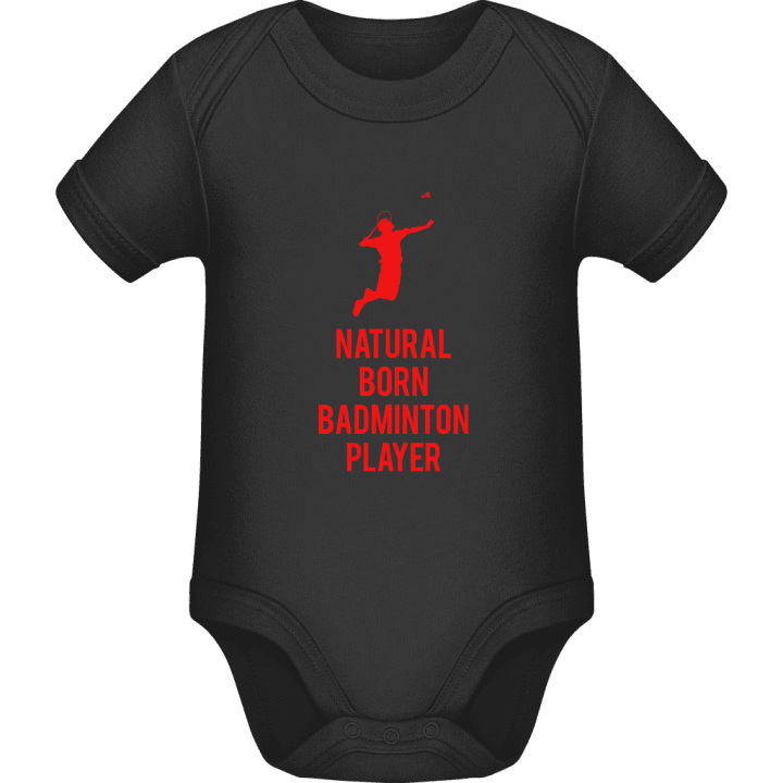 Natural Born Badminton Player Baby Strampler contain pic