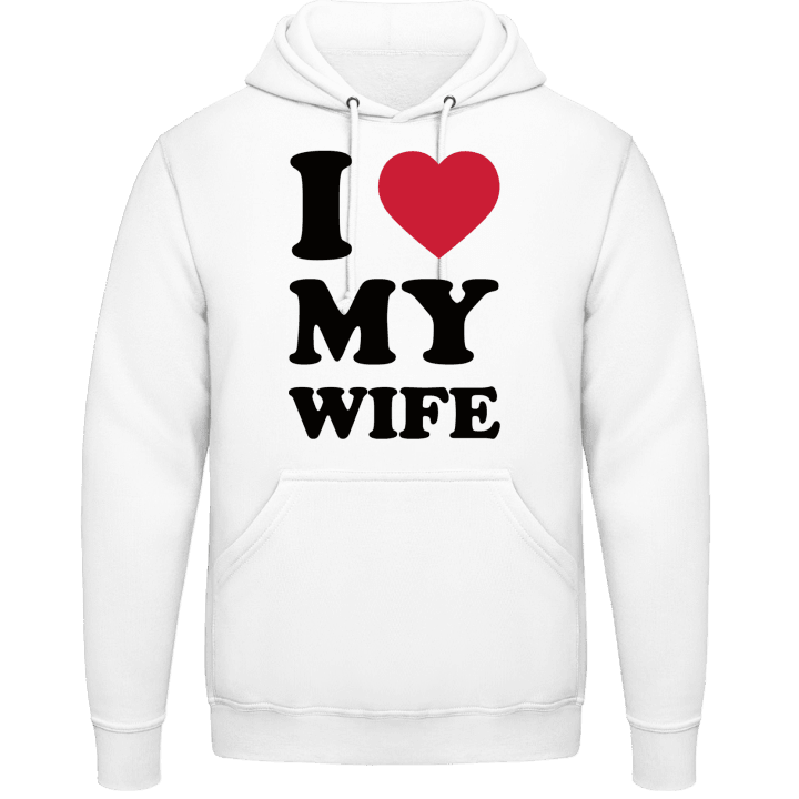 I Heart My Wife Hoodie contain pic