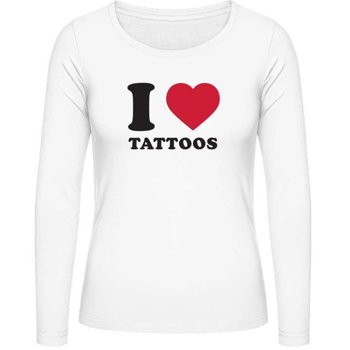 I Love Tattoos T-shirt à manches longues pour femmes 0 image