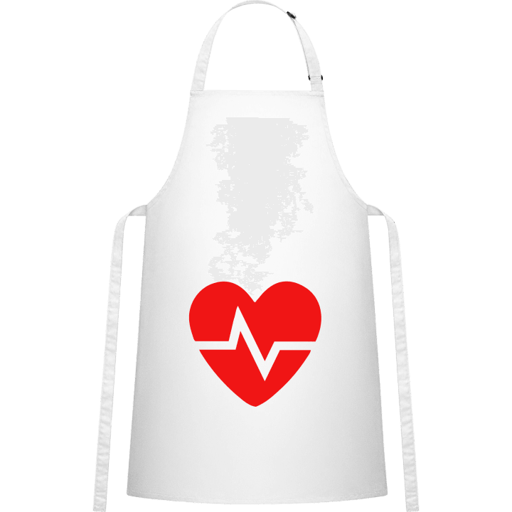 Heartbeat Symbol Förkläde för matlagning contain pic