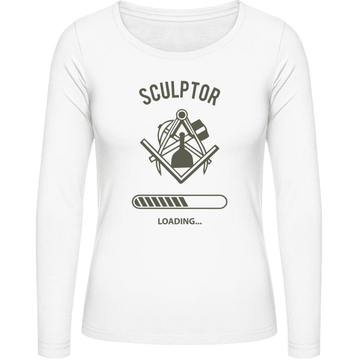 Sculptor Loading T-shirt à manches longues pour femmes contain pic