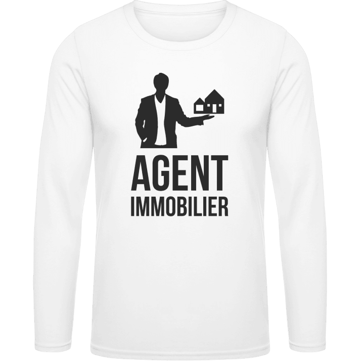 Agent immobilier Langermet skjorte contain pic