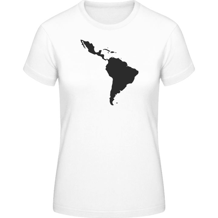 Latin America Map T-skjorte for kvinner contain pic