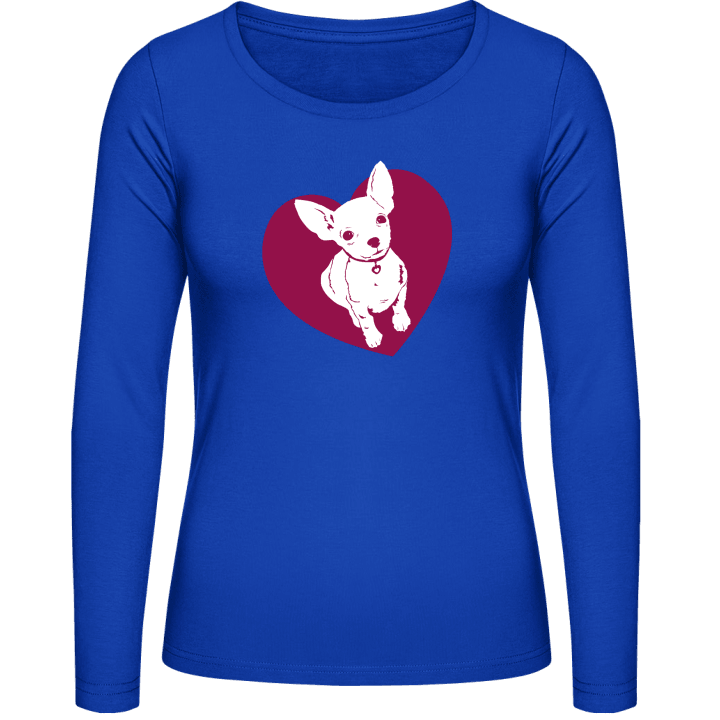 Chihuahua Love Langermet skjorte for kvinner 0 image