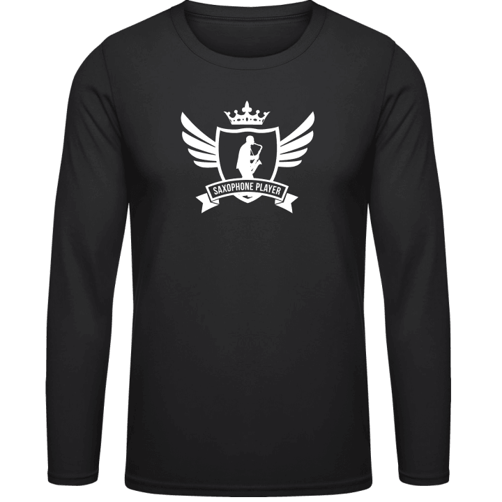 Saxophone Player Winged T-shirt à manches longues contain pic