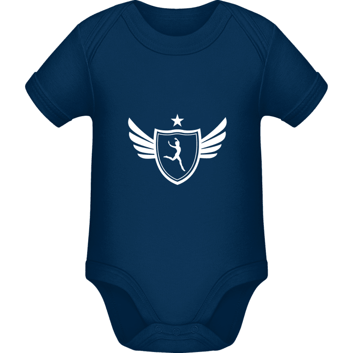 Gymnastics Winged Baby Strampler contain pic