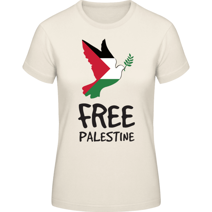Free Palestine Dove Of Peace T-shirt för kvinnor 0 image