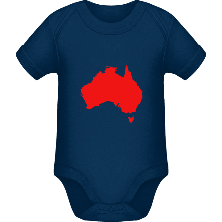 Australia Map Baby romper kostym contain pic