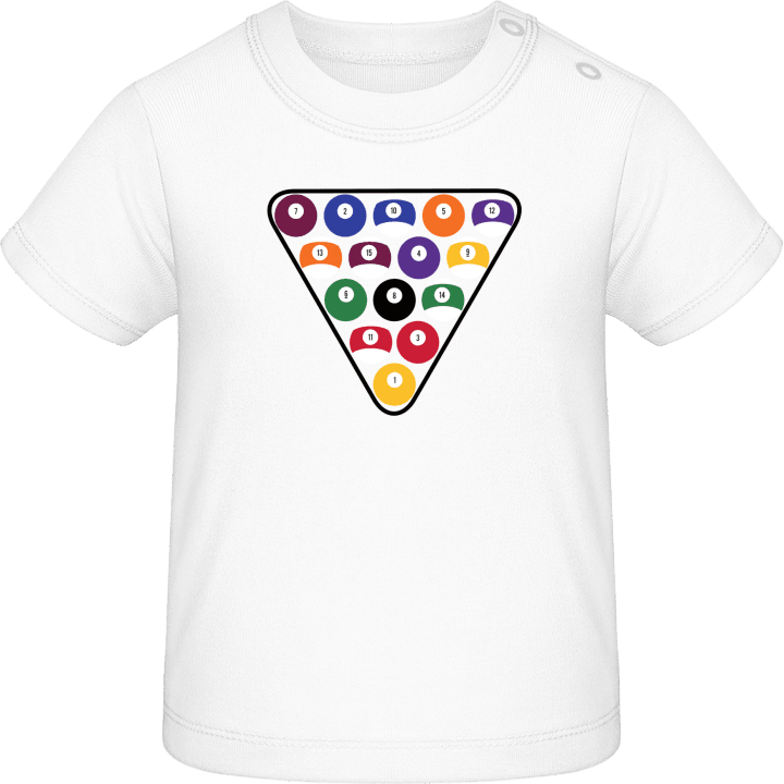 Billiard Set Up T-shirt för bebisar contain pic