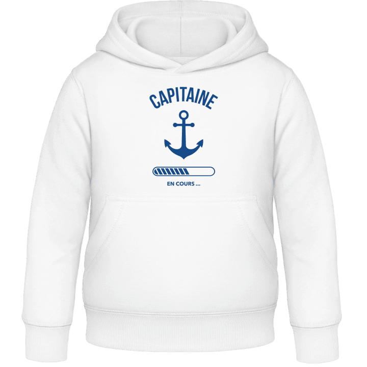 Capitaine en cours Kids Hoodie contain pic