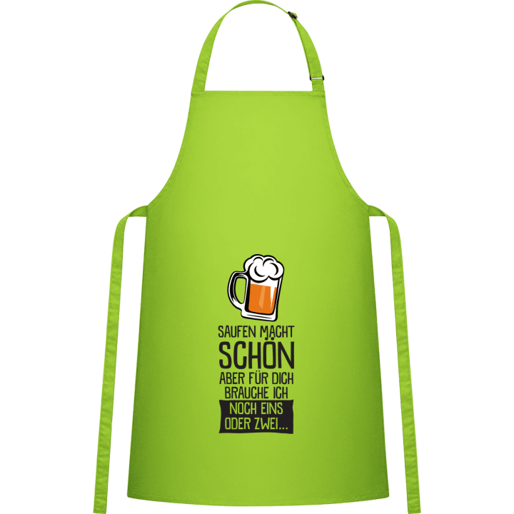Saufen macht schön Förkläde för matlagning contain pic