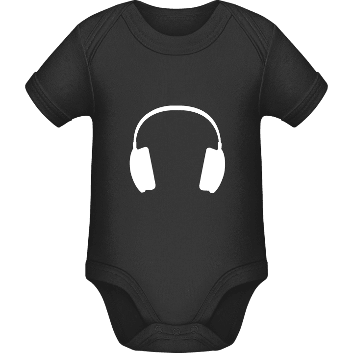 Headphone Silhouette Baby Romper contain pic