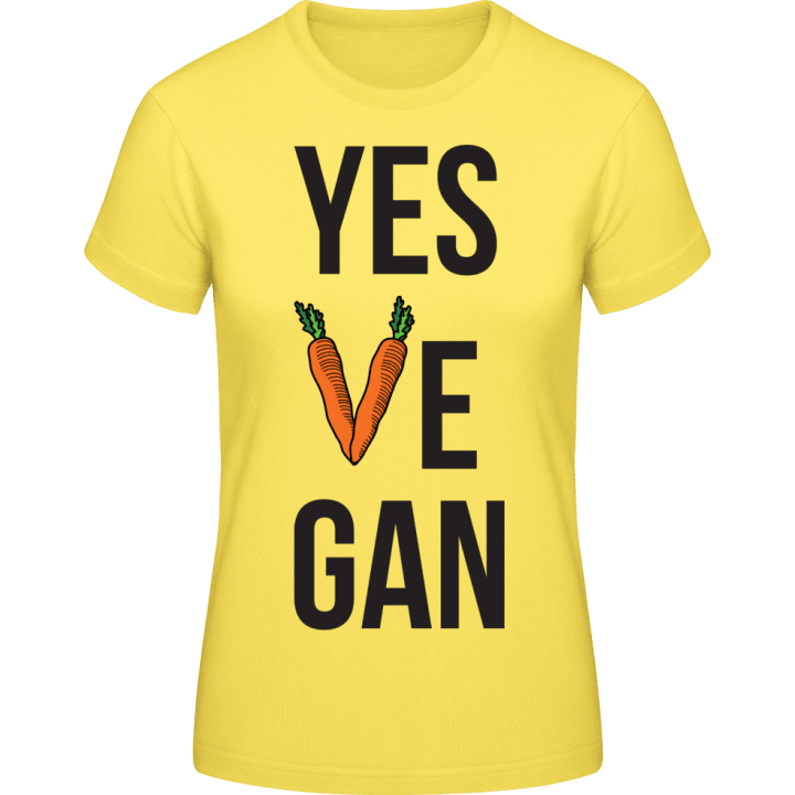 Yes Ve Gan T-skjorte for kvinner 0 image