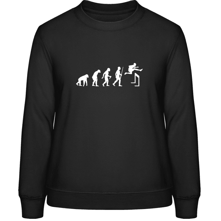Hurdling Evolution Frauen Sweatshirt contain pic