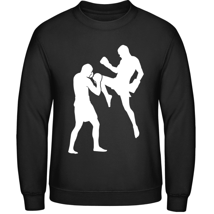 Kickboxing Silhouette Sweatshirt contain pic