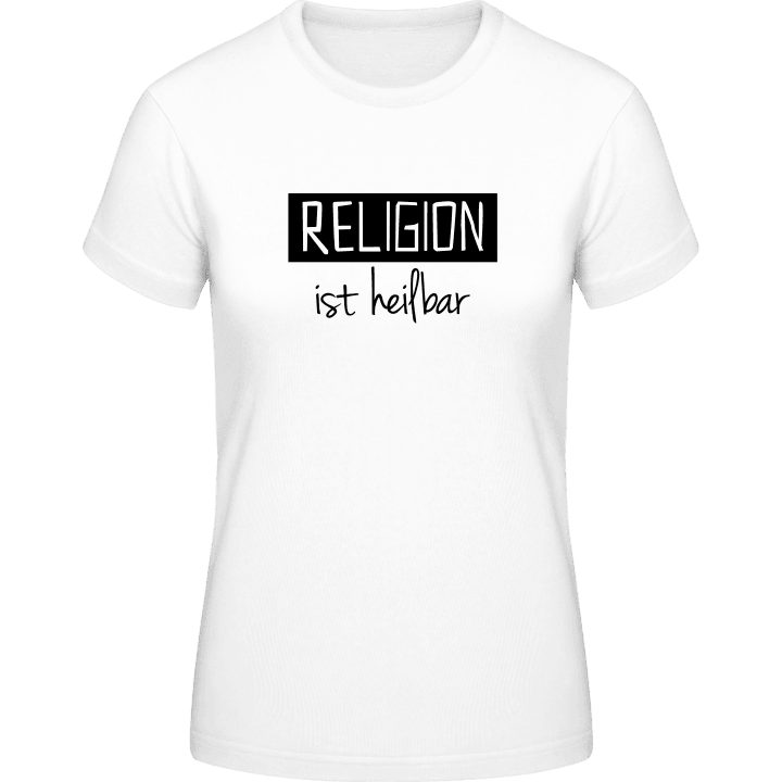Religion ist heilbar T-shirt för kvinnor contain pic