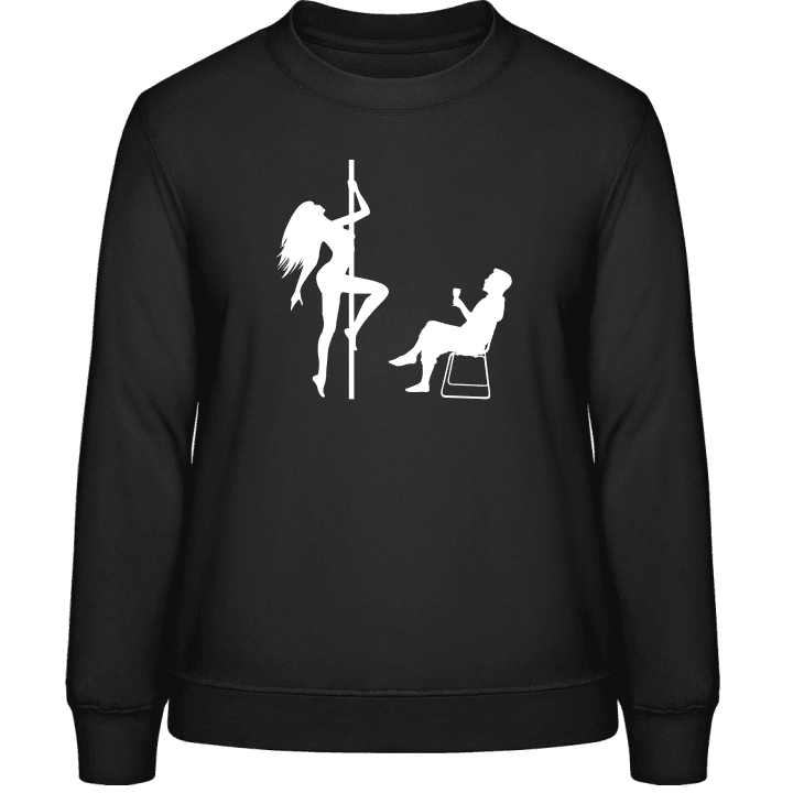 Pole Dancer Action Sweatshirt för kvinnor contain pic