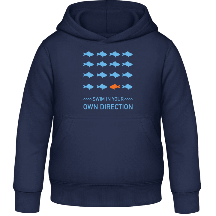 Swim In Your Own Direction Kids Hoodie 0 image