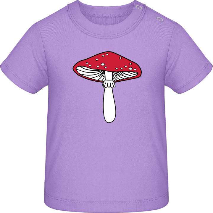 Red Mushroom T-shirt för bebisar 0 image