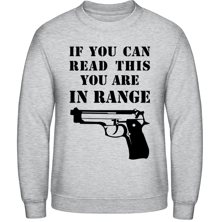 You Are In Range Sweatshirt contain pic