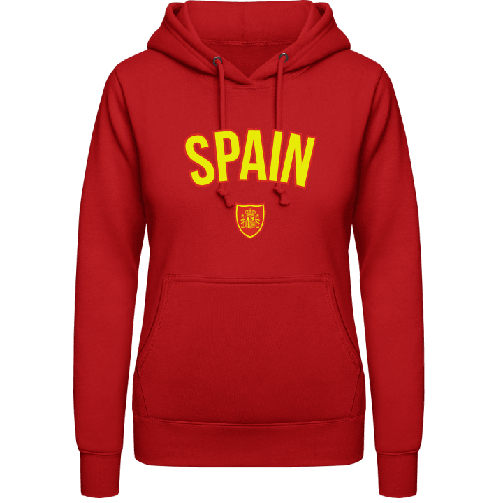 SPAIN Football Fan Hoodie för kvinnor 0 image