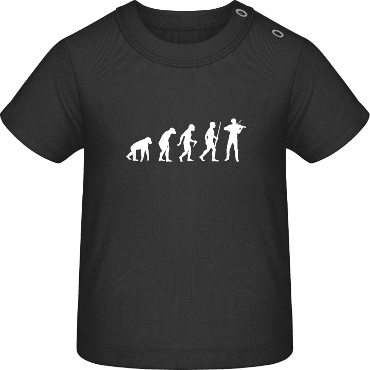 Violinist Evolution Camiseta de bebé contain pic