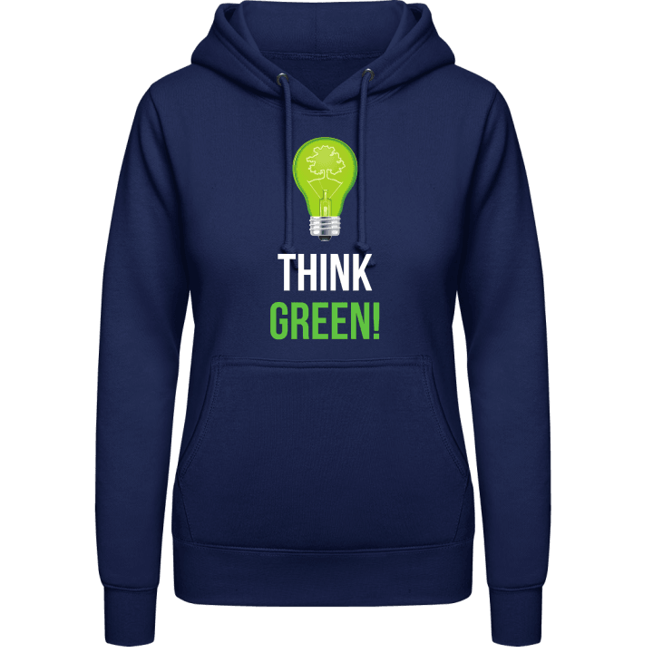 Think Green Logo Women Hoodie contain pic