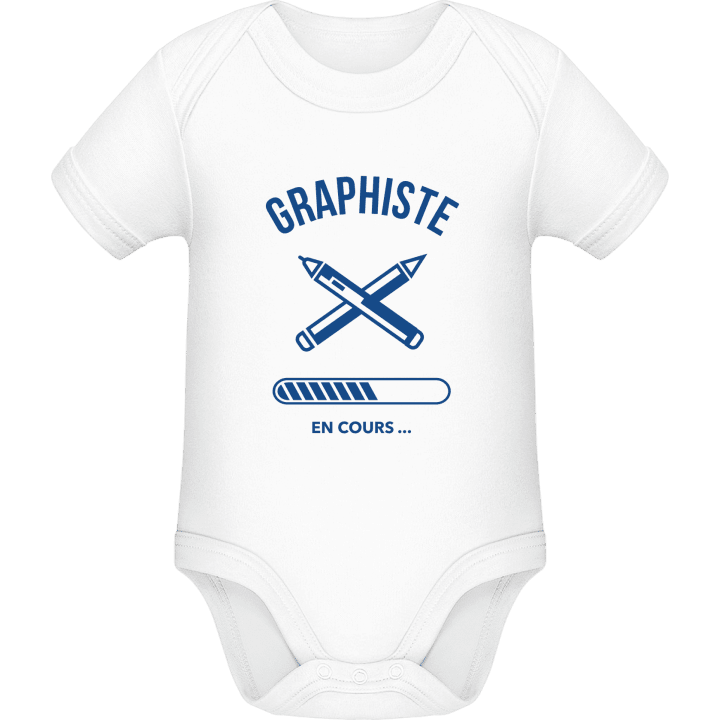 Graphiste en cours Baby romper kostym contain pic