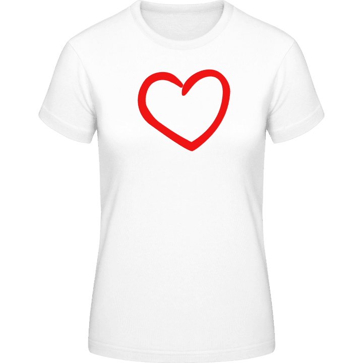 Heart Illustration T-shirt för kvinnor 0 image