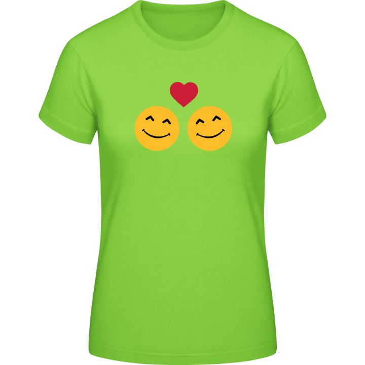 Smileys In Love T-shirt för kvinnor 0 image